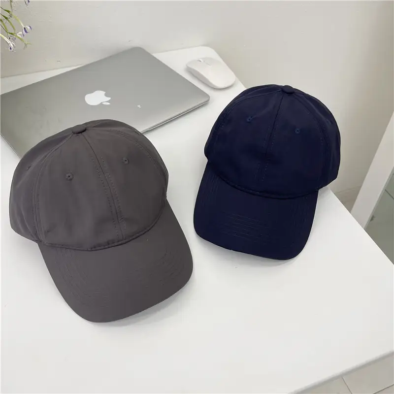 Men Navy Blue Baseball Cap Sunscreen Quick Dry