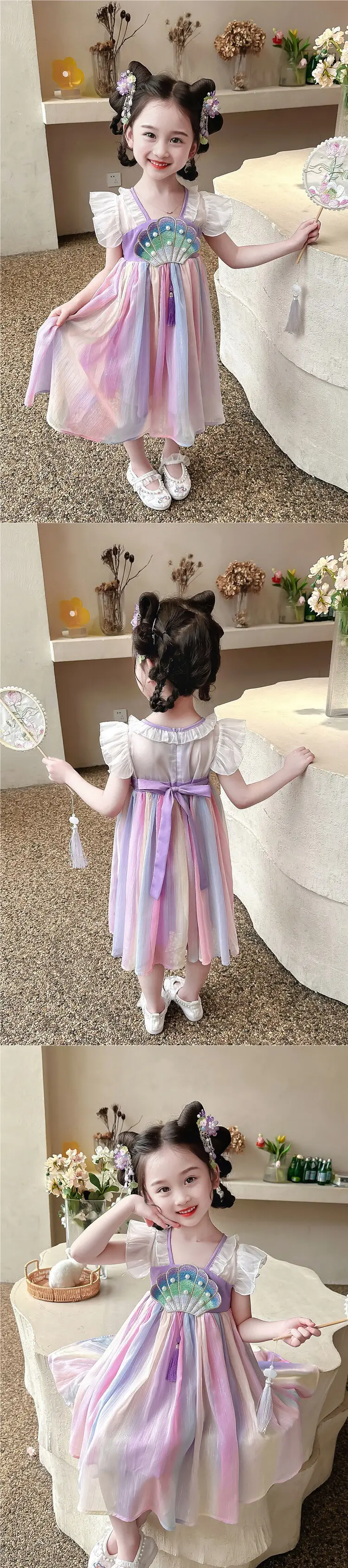 Han Dynasty Girls Dress Princess Dress Summer Style — feature 1
