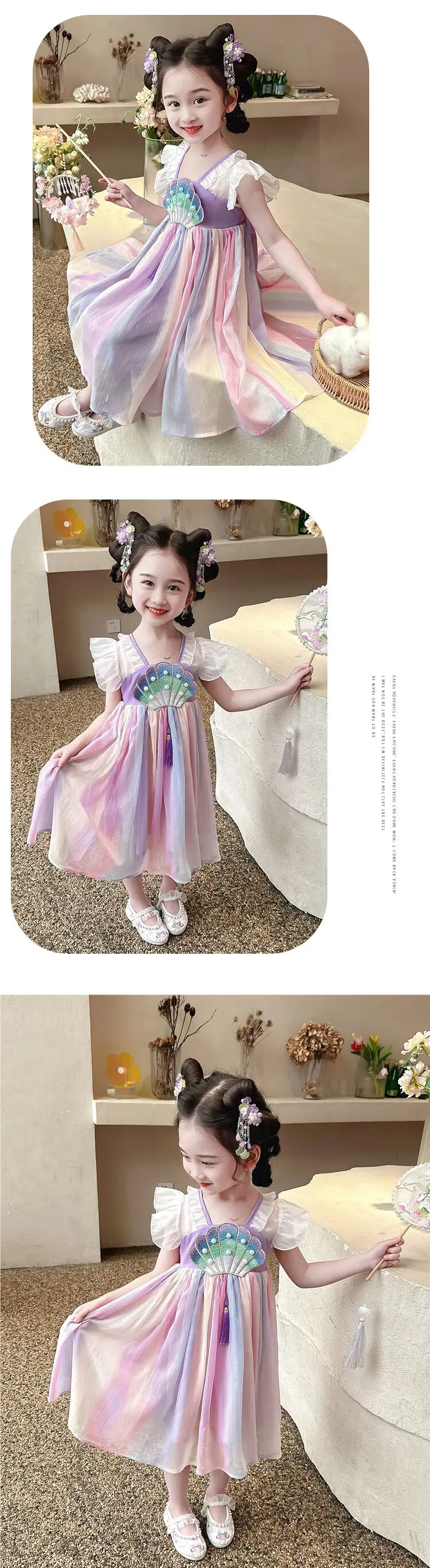 Han Dynasty Girls Dress Princess Dress Summer Style — feature 12