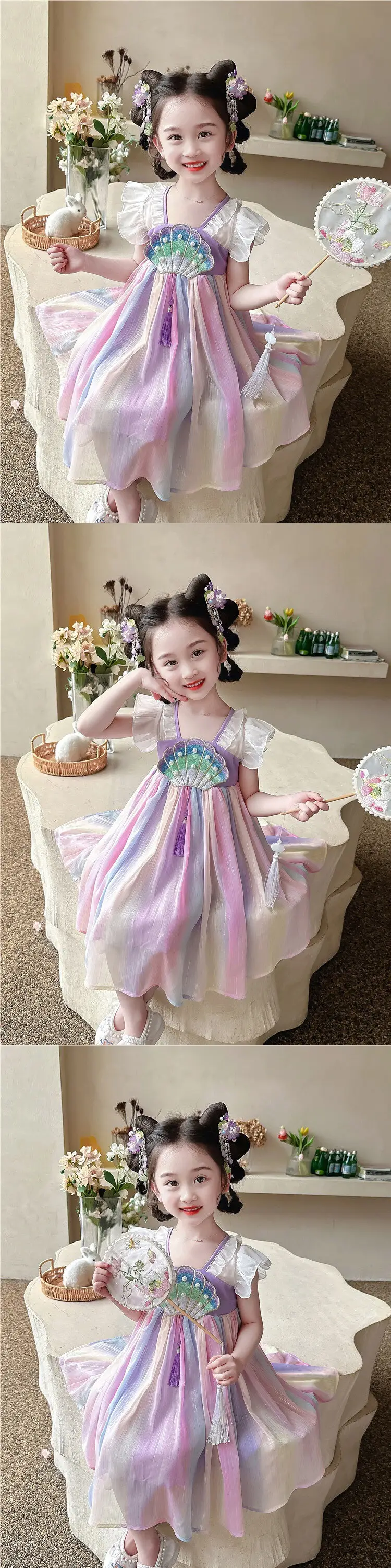 Han Dynasty Girls Dress Princess Dress Summer Style — feature 14