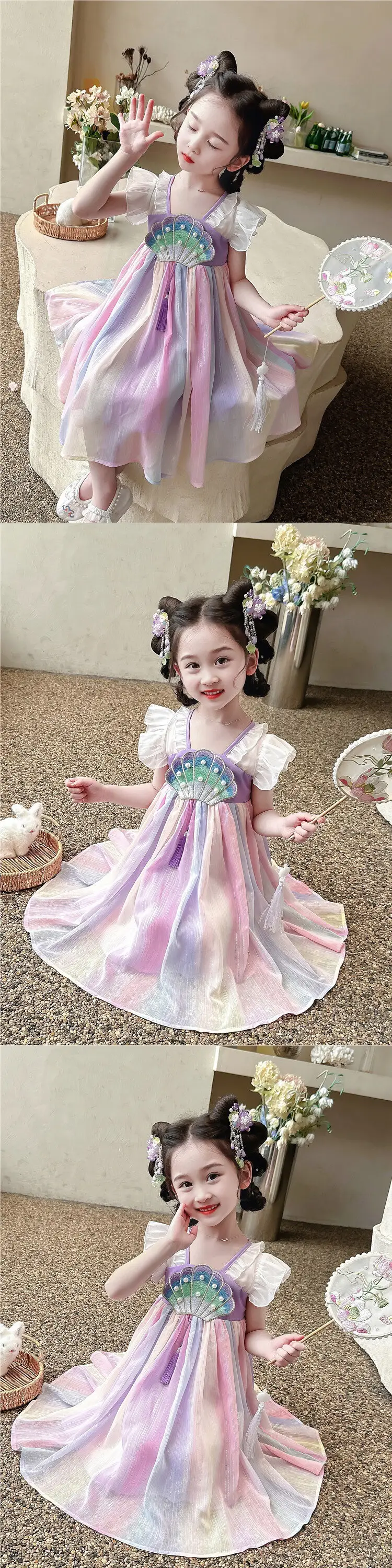 Han Dynasty Girls Dress Princess Dress Summer Style — feature 15