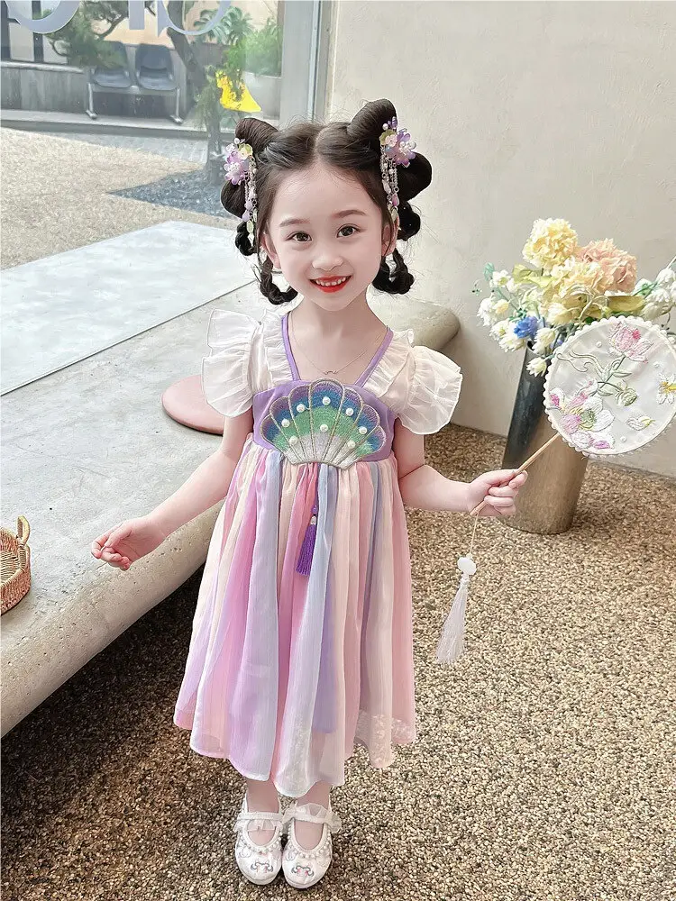 Han Dynasty Girls Dress Princess Dress Summer Style — feature 16