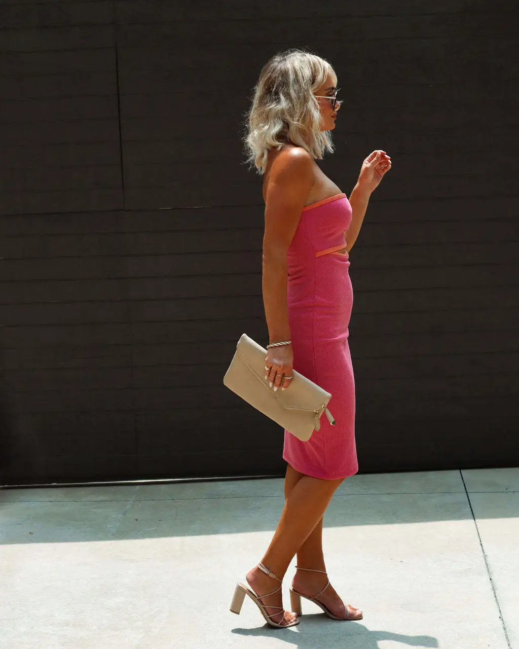 Sexy Strapless Striped Hip Dress for Women — feature 32