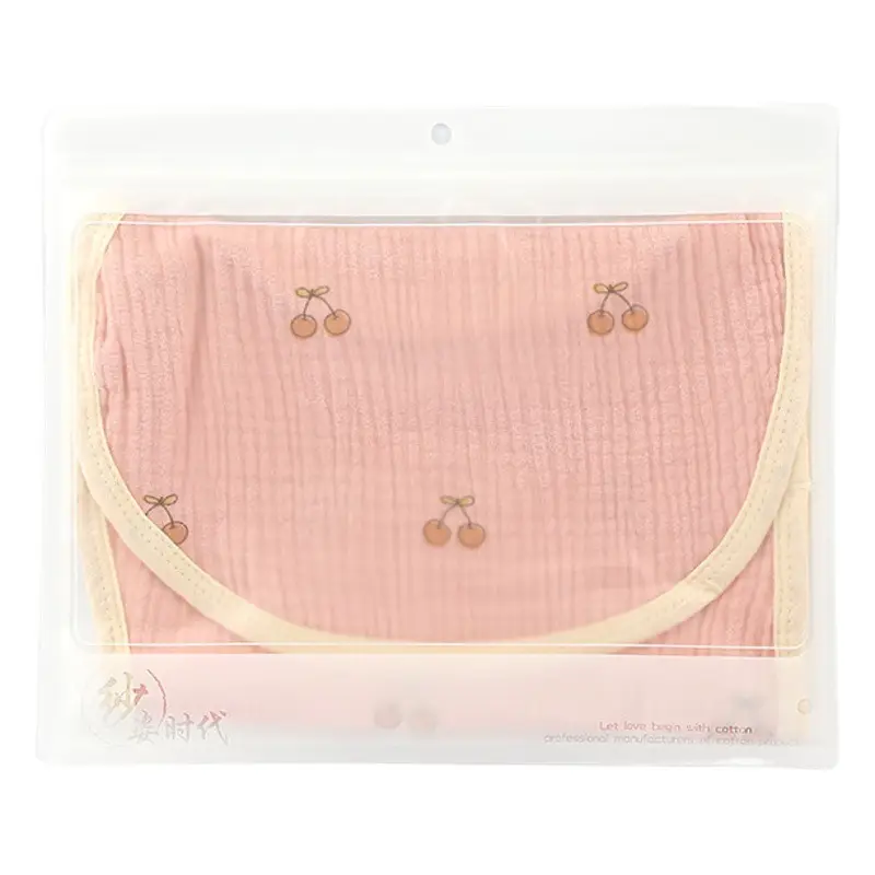 4-Layer Pure Cotton Baby Burp Towel Anti-Spitting Instant Sock