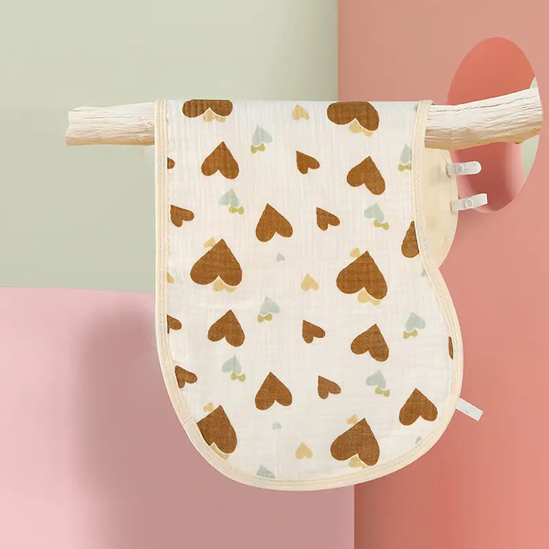 4-Layer Pure Cotton Baby Burp Towel Anti-Spitting Instant Sock