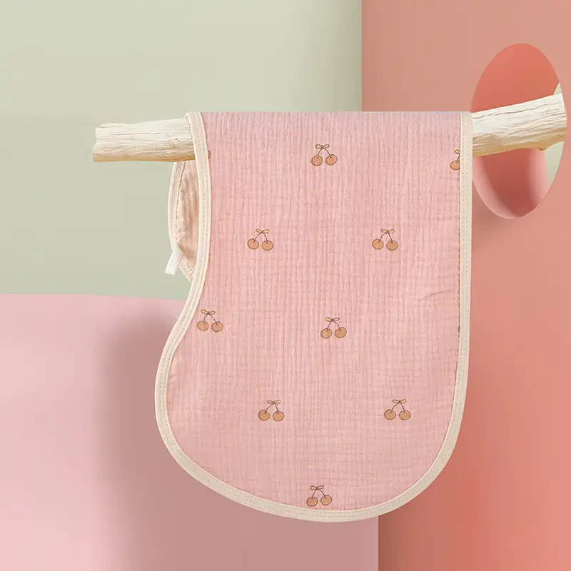 4-Layer Pure Cotton Baby Burp Towel Anti-Spitting Instant Sock