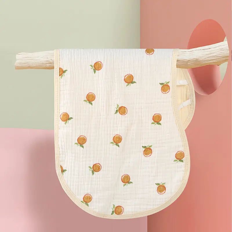 4-Layer Pure Cotton Baby Burp Towel Anti-Spitting Instant Sock