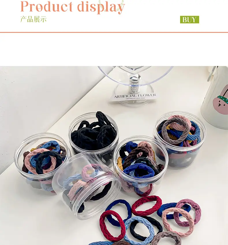 Korean Style High Elastic Rubber Hair Rings for Women — feature 4