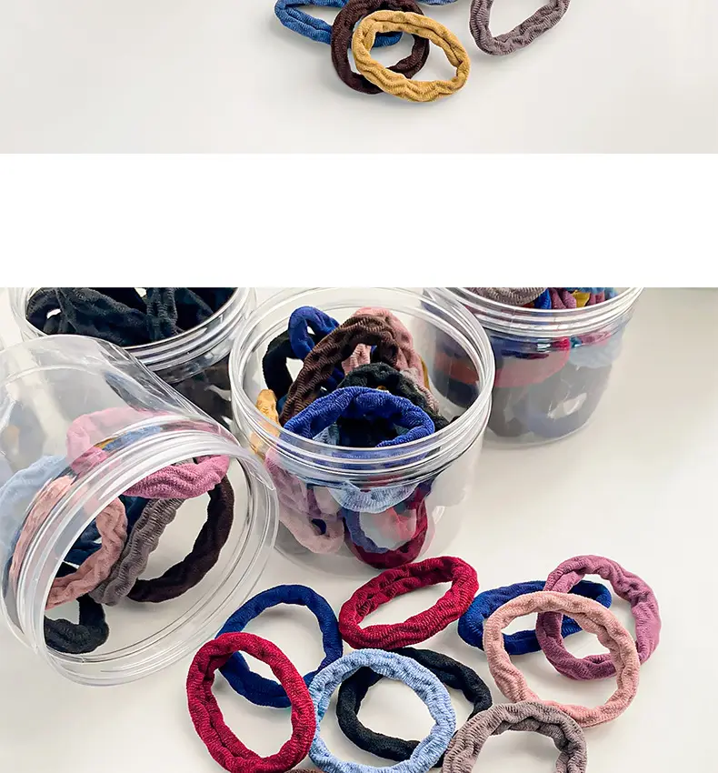 Korean Style High Elastic Rubber Hair Rings for Women — feature 5