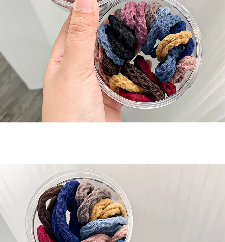 Korean Style High Elastic Rubber Hair Rings for Women — feature 8
