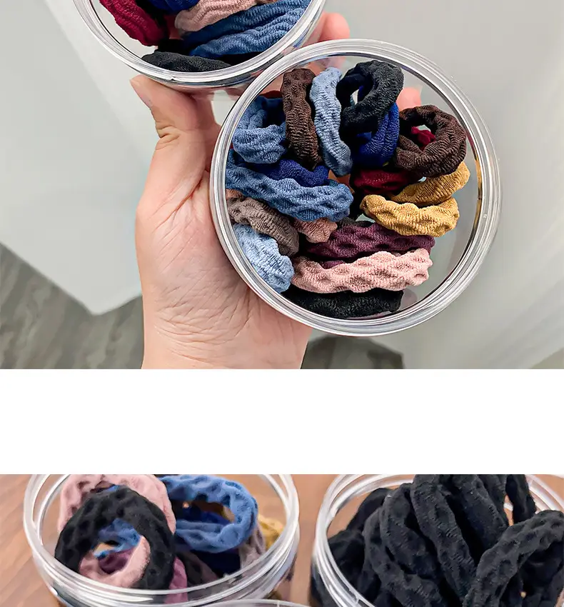 Korean Style High Elastic Rubber Hair Rings for Women — feature 9