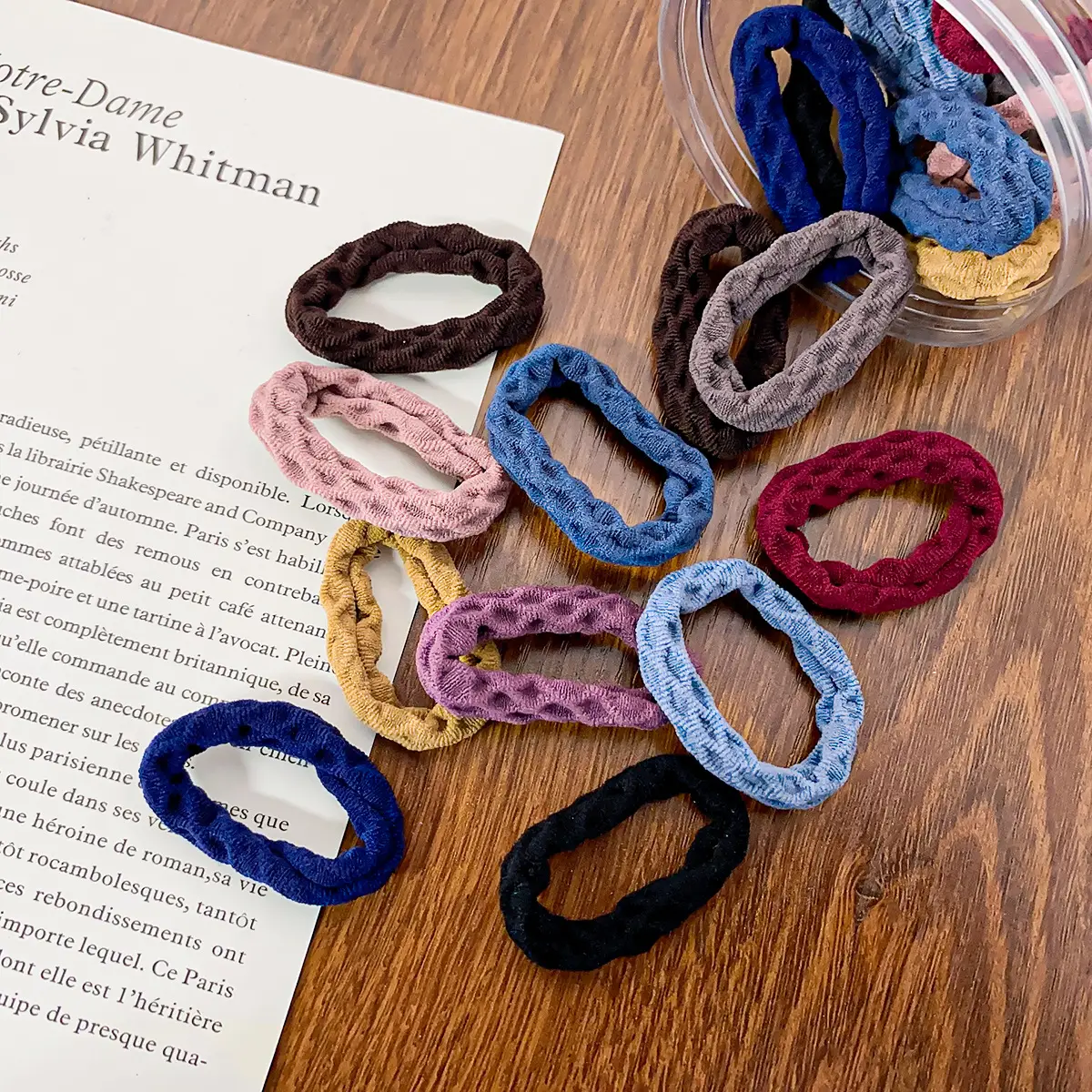 Korean Style High Elastic Rubber Hair Rings for Women - Image 2