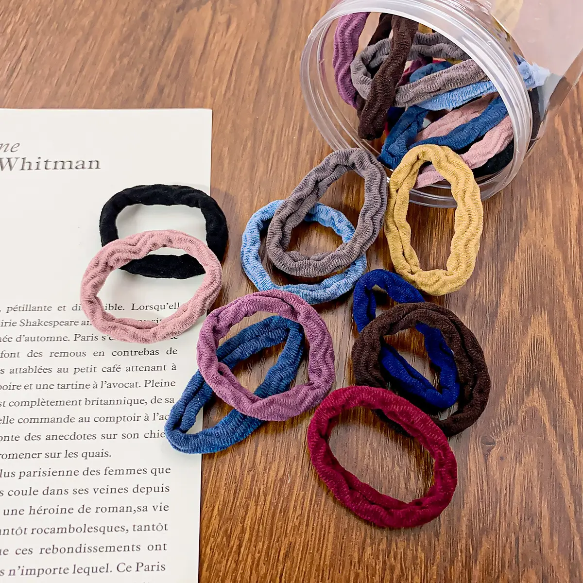 Korean Style High Elastic Rubber Hair Rings for Women - Image 3