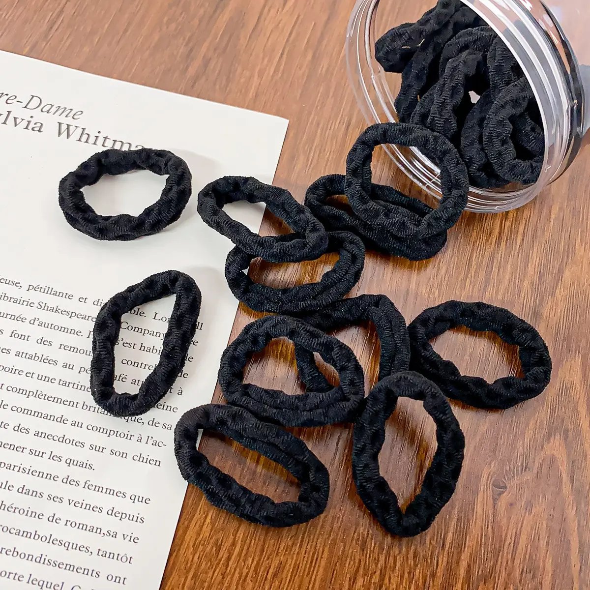 Korean Style High Elastic Rubber Hair Rings for Women - Image 4