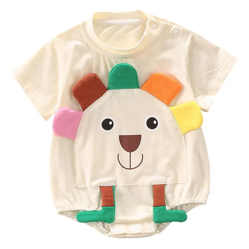 Newborn Baby T-Shirt Cartoon Full Moon Design