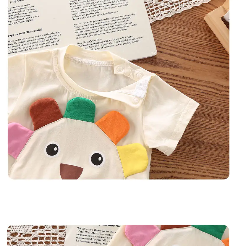 Newborn Baby T-Shirt Cartoon Full Moon Design — feature 7