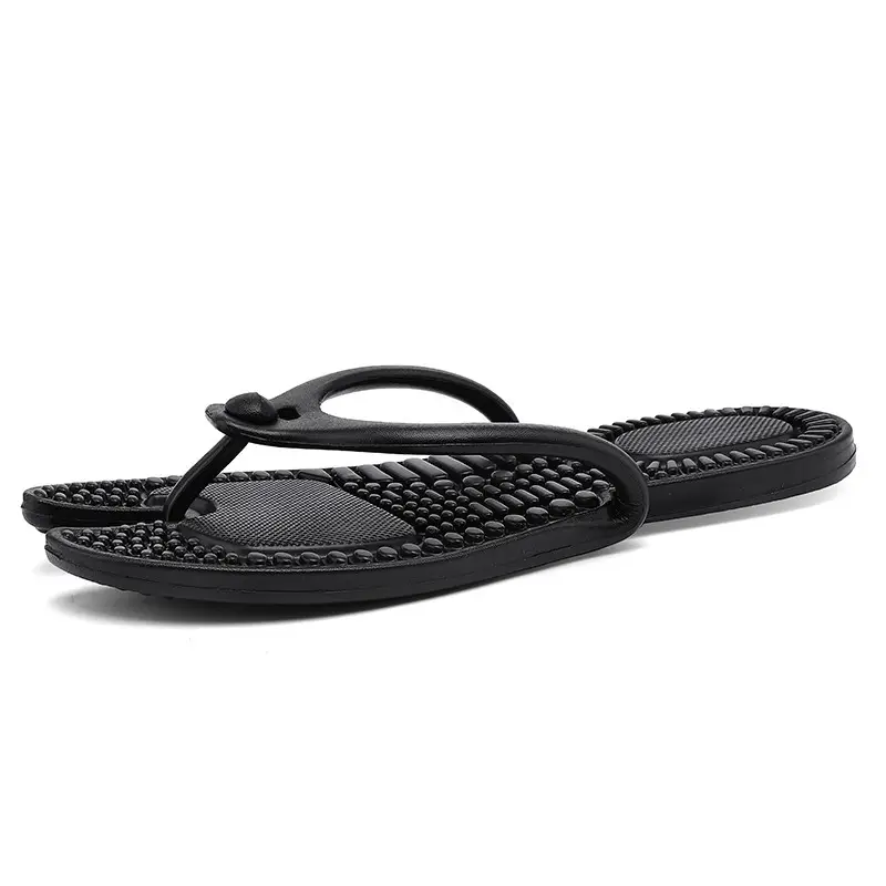 Summer Hotel Massage Couple Slippers for Business Trips, Portable Foldableing Outdoor Flip-flops, Removable Home Leisure Flip-flops