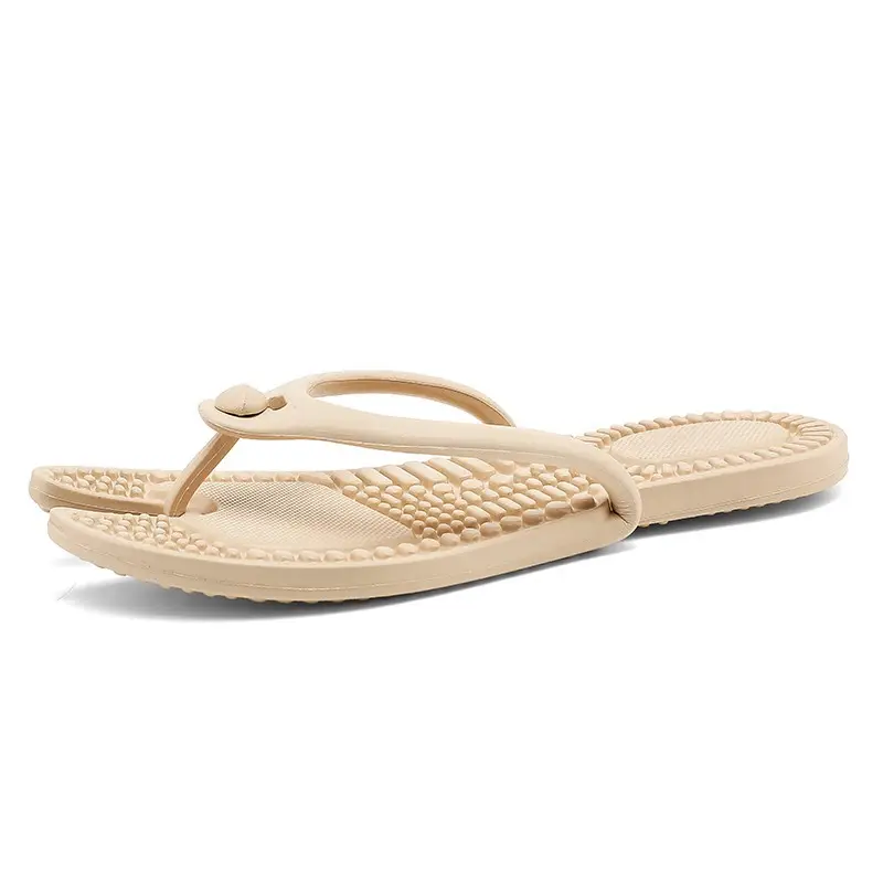 Summer Hotel Massage Couple Slippers for Business Trips, Portable Foldableing Outdoor Flip-flops, Removable Home Leisure Flip-flops - Image 2