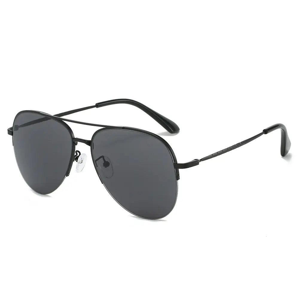 Men Pilot Sunglasses Gold Frame Black镜片 - Image 6