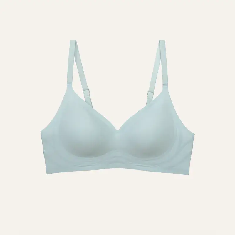 Women's Jelly Strip Seamless Underwear Summer Thin Breathable Small Chest Push-up - Image 3