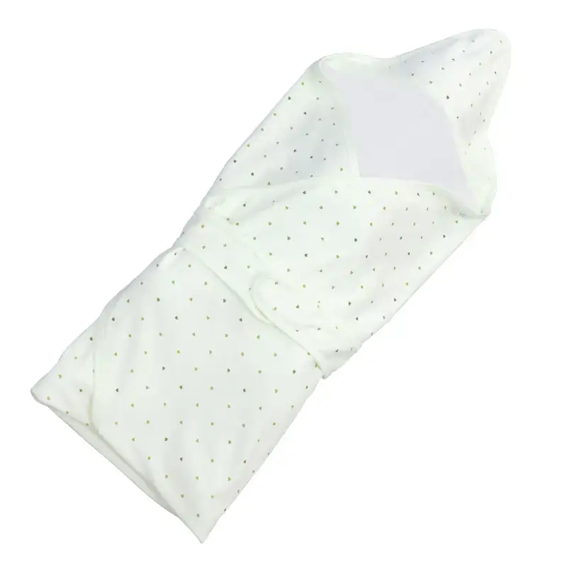 Pink Newborn Baby Bath Towel with Star Embroidery - Image 7
