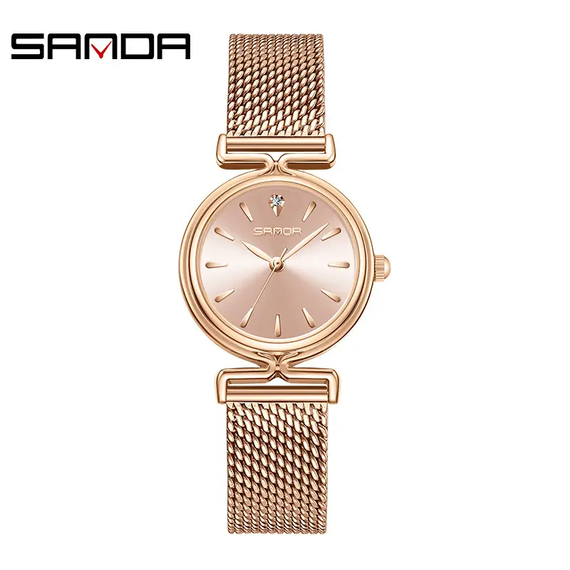 Sanda Compact Green Watch for Women Waterproof Quartz - Image 12
