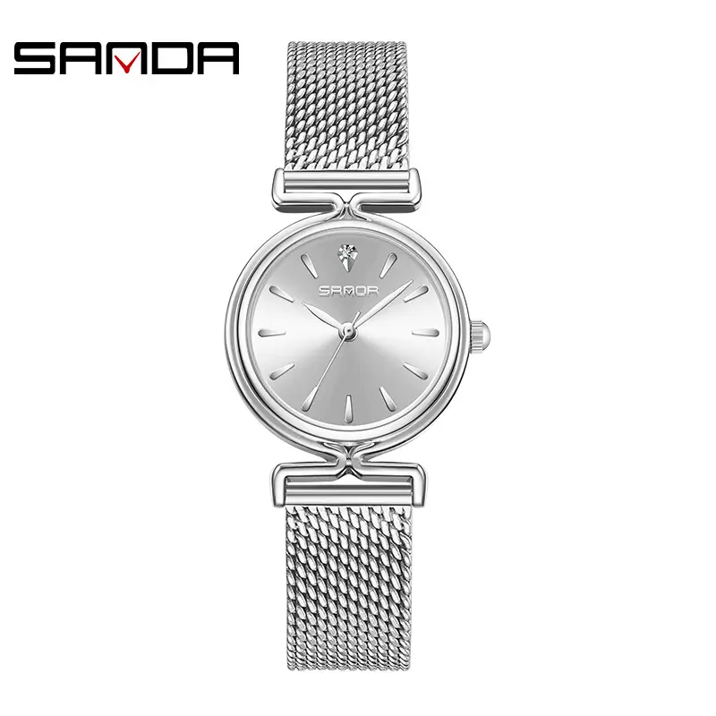 Sanda Compact Green Watch for Women Waterproof Quartz - Image 9