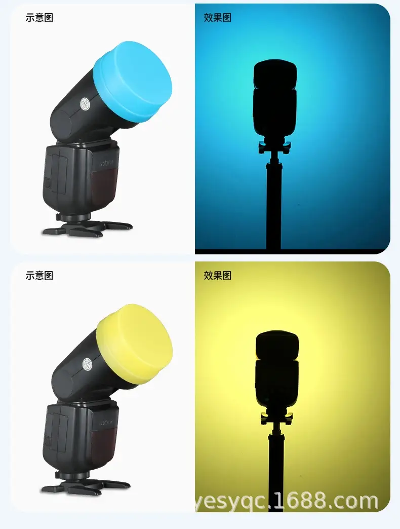 Shenniu V860III/850II TT600 Flash Light Cover Blue — feature 6