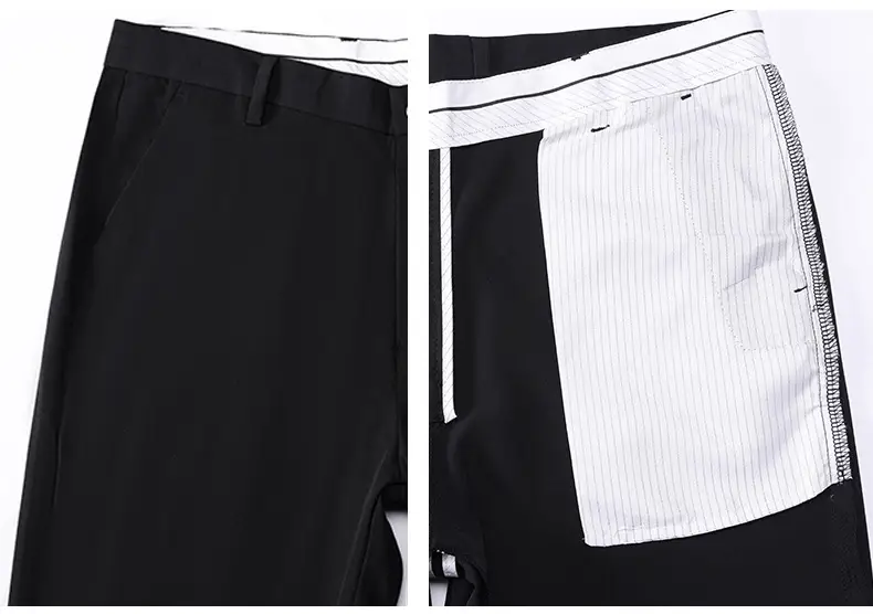 2025 Summer Thin Ice Silk Trousers Business Dad Pants — feature 12