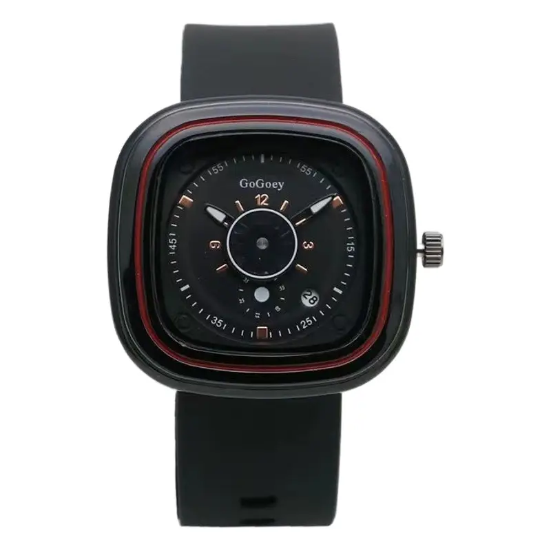 Korean Style Silicone Watch for Men Women Quartz Band