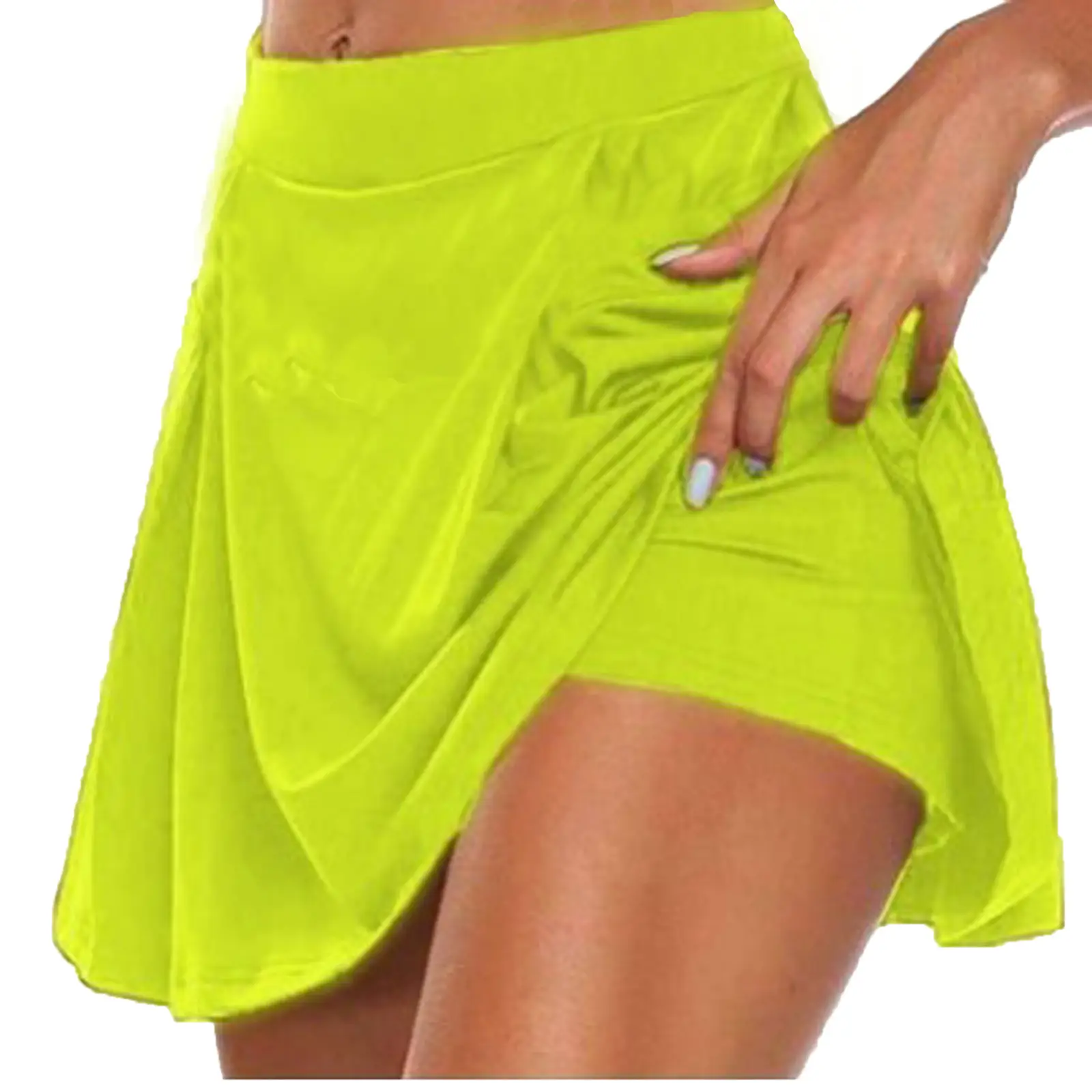 Red Fake Two-Piece Shorts for Women Summer - Image 10