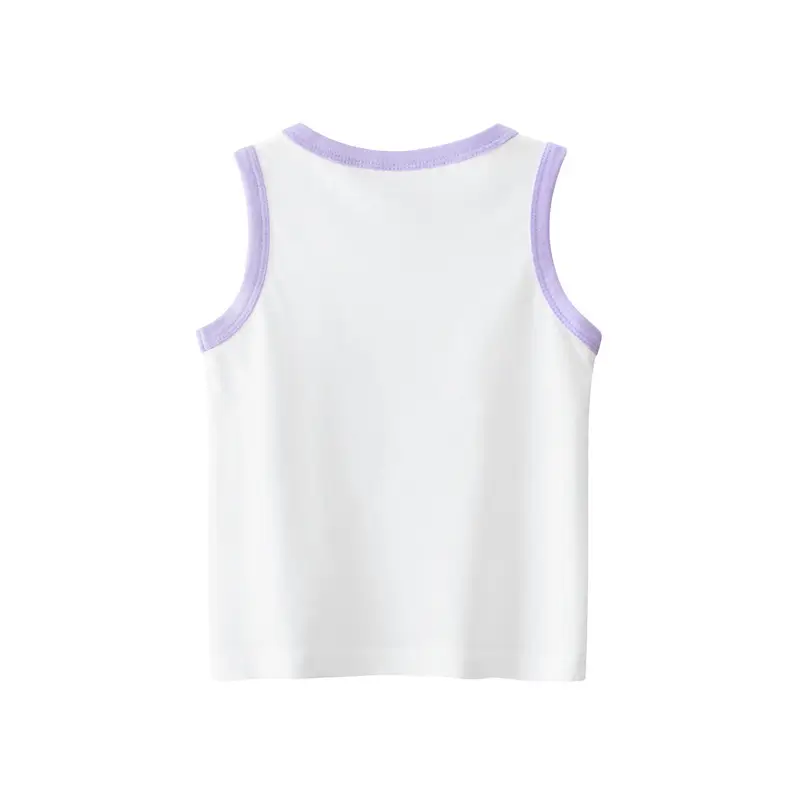 27home Cross-Border Baby Girls Vests Purple Rabbit Design - Image 5