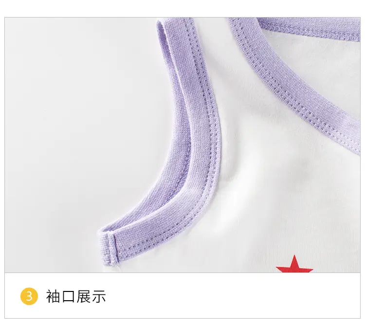 27home Cross-Border Baby Girls Vests Purple Rabbit Design — feature 7