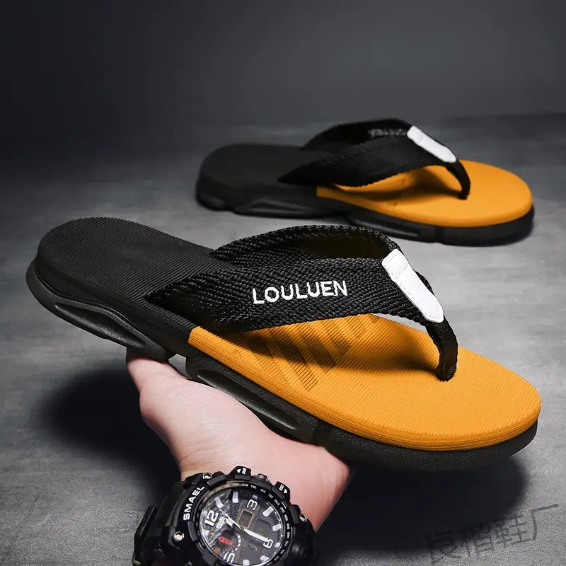 Jinjiang Dachang Lulu'an Summer Thick-soled Flip-flops Sandals Men's Slippers Outer Wear Non-slip Fashionable New Beach Shoes - Image 8