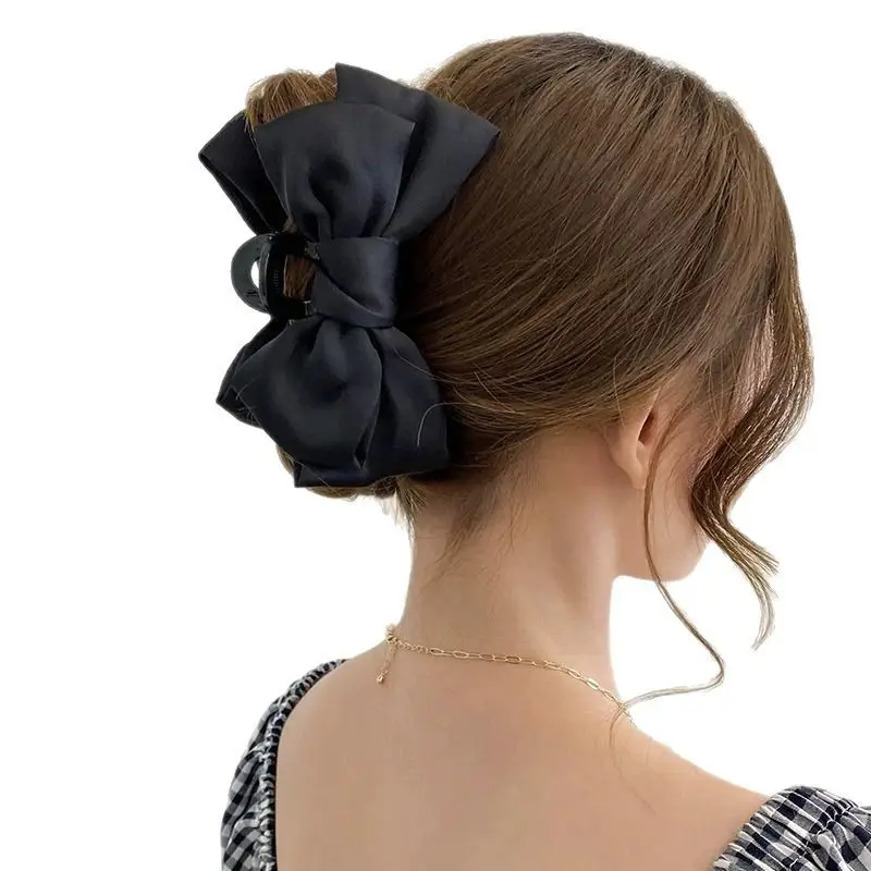Black Bow Hairpin Clip for Women 2023 - Image 12