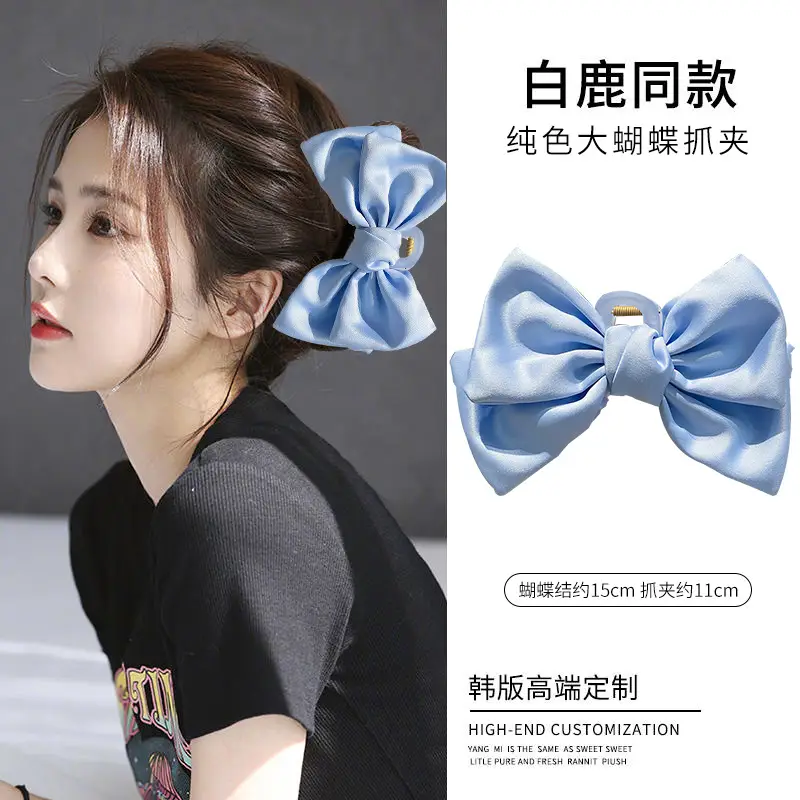 Black Bow Hairpin Clip for Women 2023 - Image 5