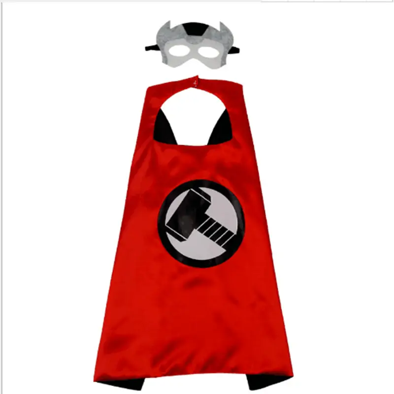 Children's Spider-Man 3D Black Red Cosplay Cloak - Image 10