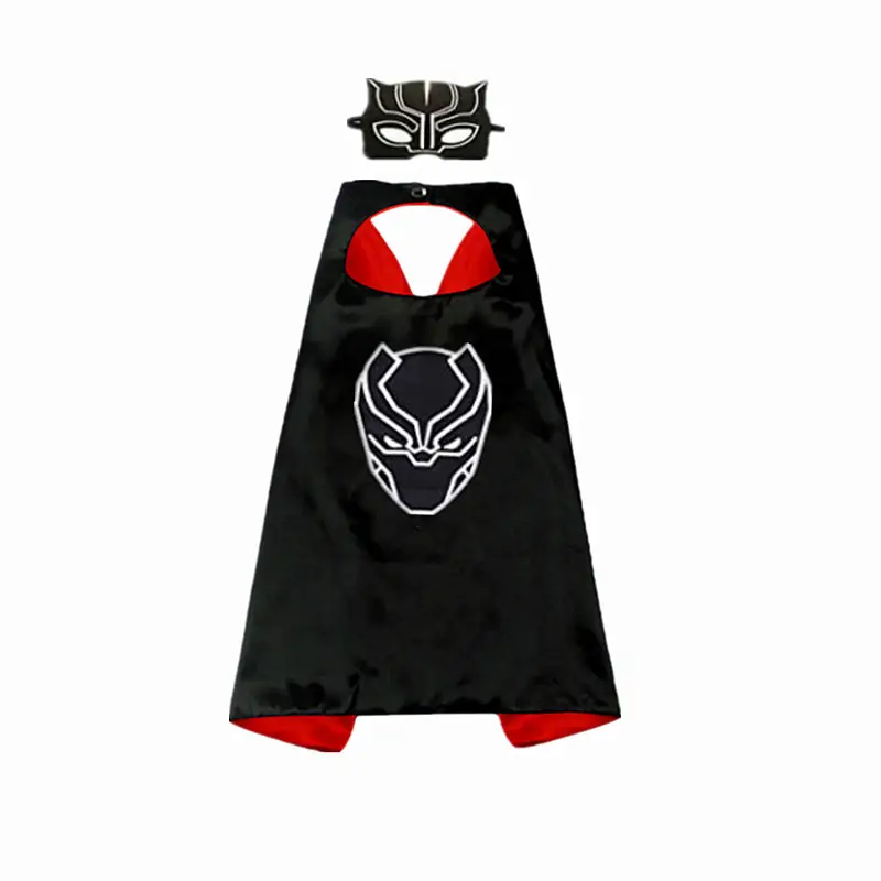 Children's Spider-Man 3D Black Red Cosplay Cloak - Image 25