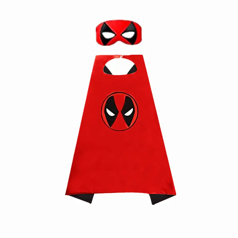 Children's Spider-Man 3D Black Red Cosplay Cloak - Image 26