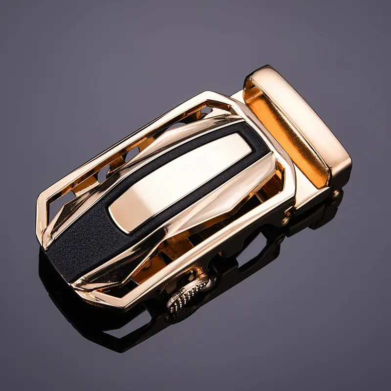 Automatic Belt Buckle 3.5" Alloy Black Men Women