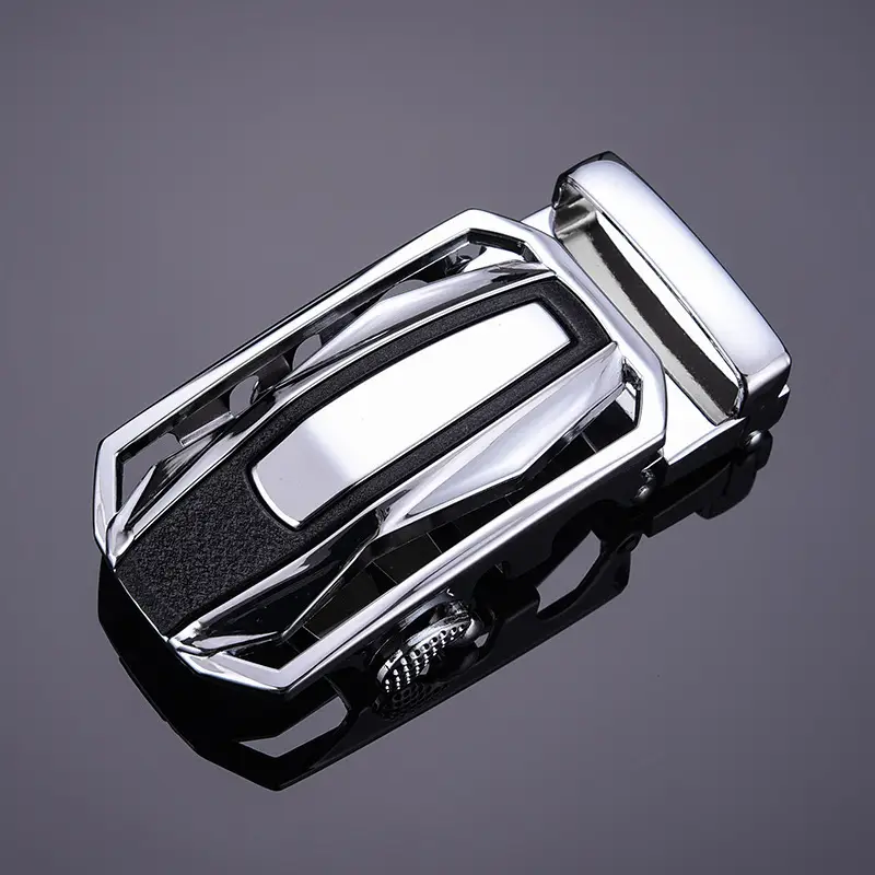 Automatic Belt Buckle 3.5" Alloy Black Men Women