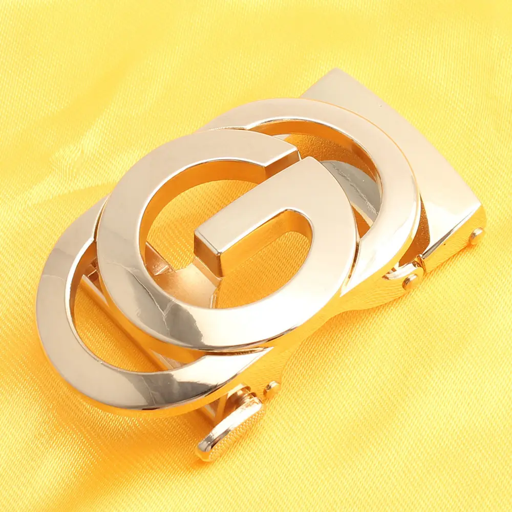 Automatic Belt Buckle 3.5" Alloy Black Men Women