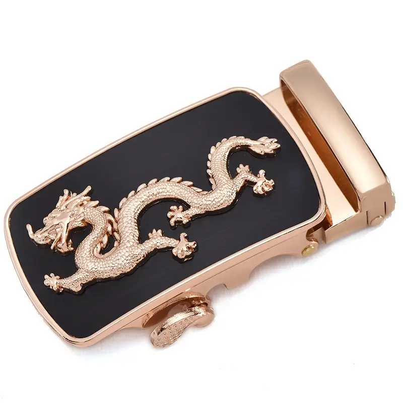 Automatic Belt Buckle 3.5" Alloy Black Men Women