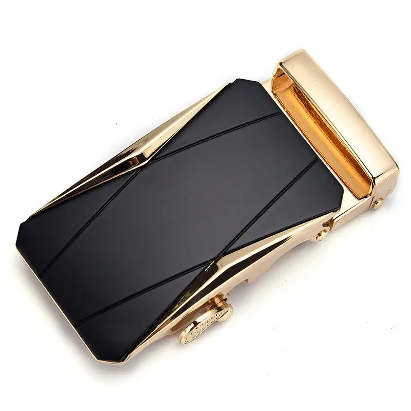 Automatic Belt Buckle 3.5" Alloy Black Men Women