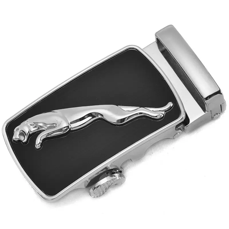 Automatic Belt Buckle 3.5" Alloy Black Men Women