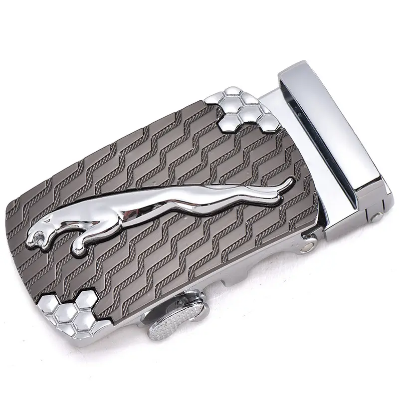 Automatic Belt Buckle 3.5" Alloy Black Men Women
