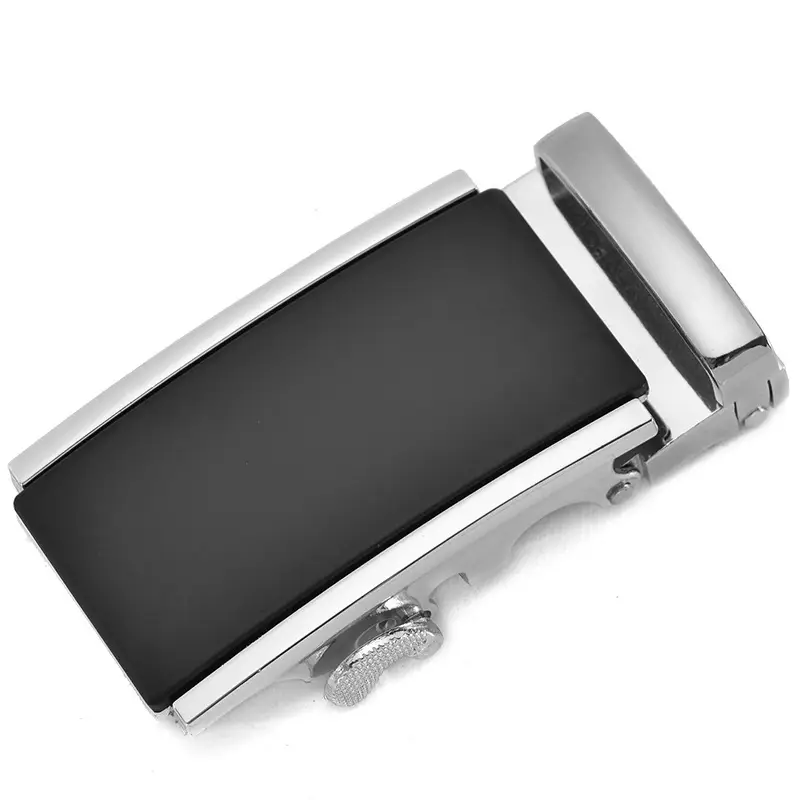 Automatic Belt Buckle 3.5" Alloy Black Men Women