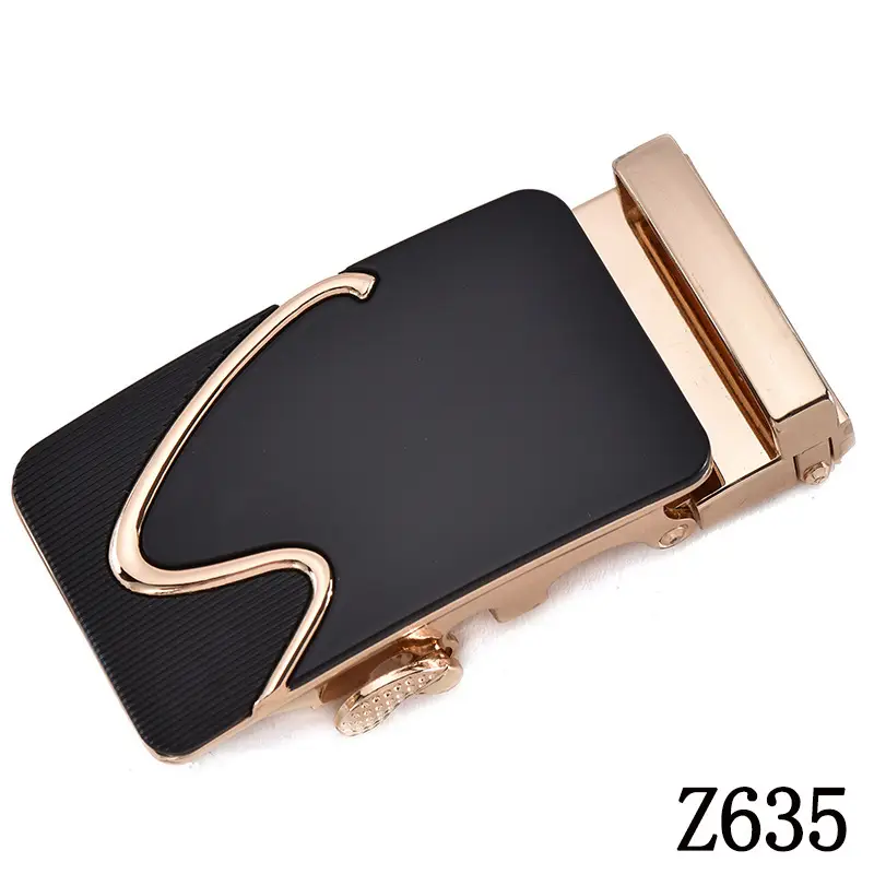 Automatic Belt Buckle 3.5" Alloy Black Men Women