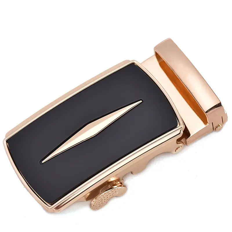 Automatic Belt Buckle 3.5" Alloy Black Men Women