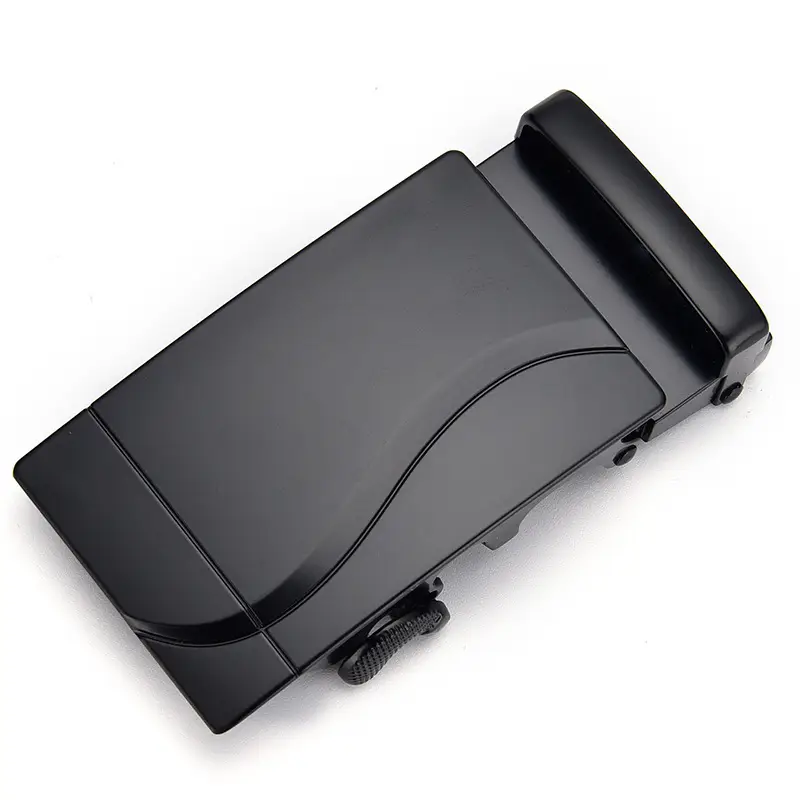 Automatic Belt Buckle 3.5" Alloy Black Men Women